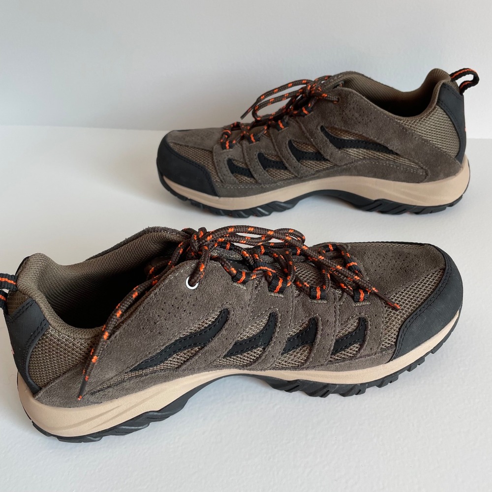 Columbia Mens BI4595-208 Trail Hiking Shoes Brown Orange‎ Accents Size 11W Wide - Picture 2 of 7